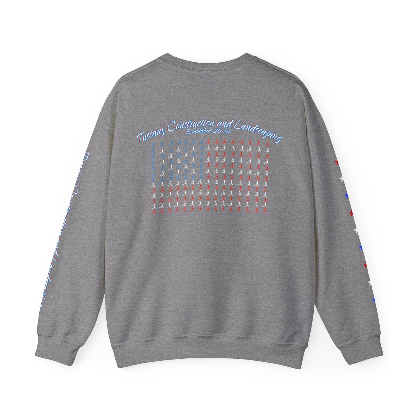 USA Flag Heavy Blend™ Crewneck Sweatshirt