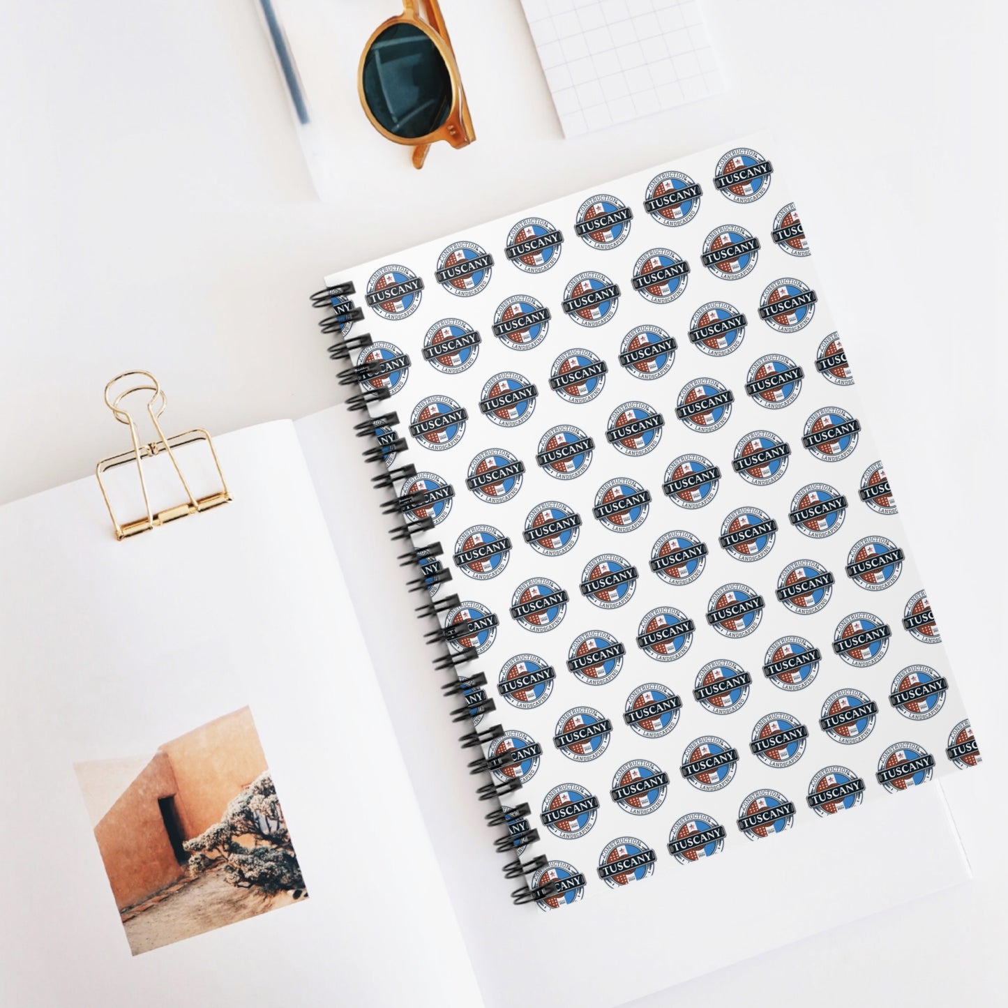 USA pattern Spiral Notebook - Ruled Line