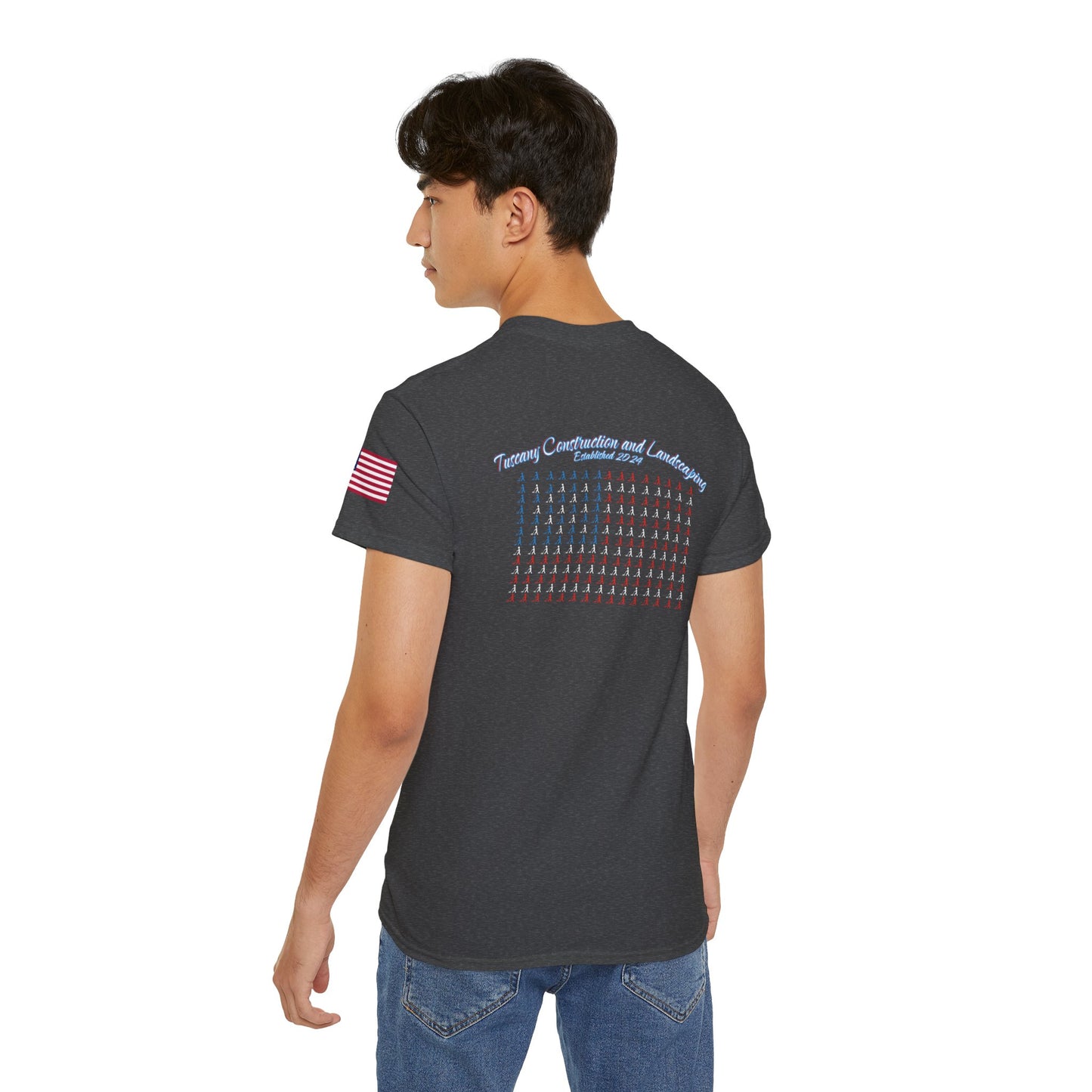 USA Flag Ultra Cotton Tee