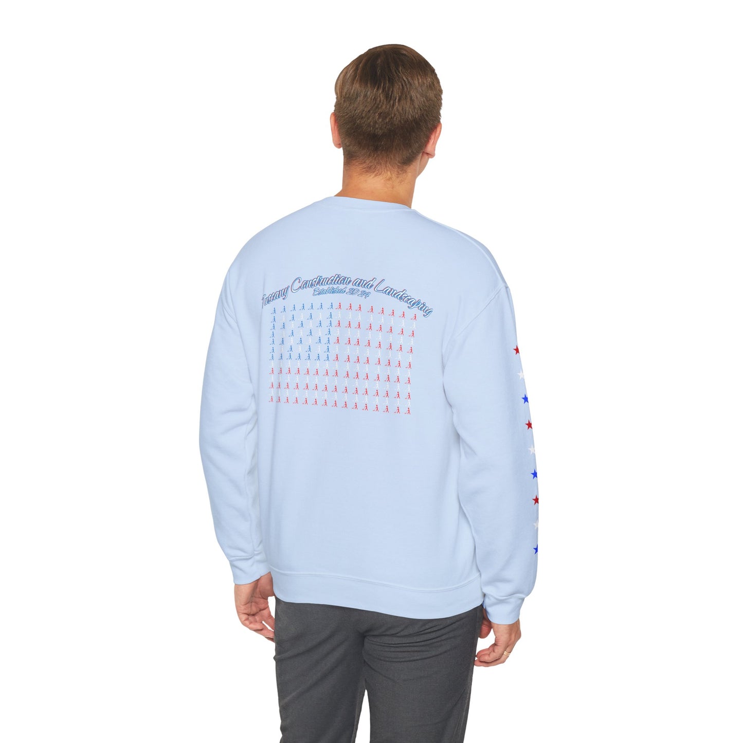 USA Flag Heavy Blend™ Crewneck Sweatshirt