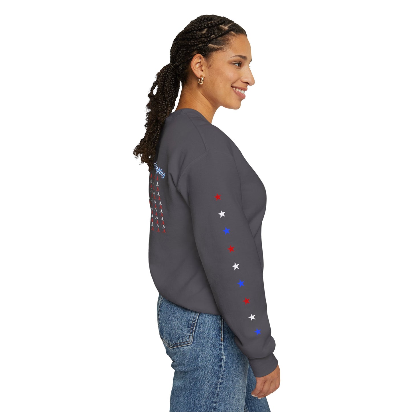 USA Flag Heavy Blend™ Crewneck Sweatshirt