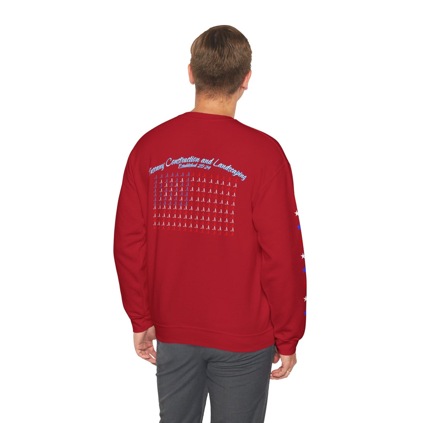 USA Flag Heavy Blend™ Crewneck Sweatshirt