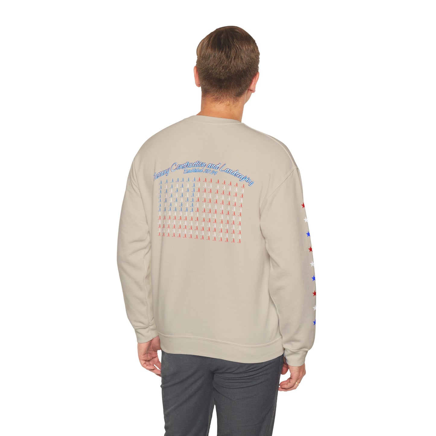 USA Flag Heavy Blend™ Crewneck Sweatshirt